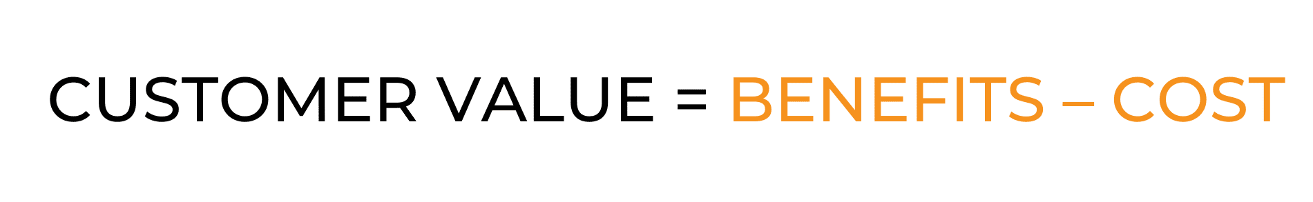 Customer value customer_value_equation